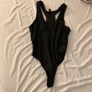 Boutine x LA Black one piece with bikini cut